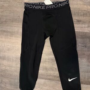 Nike Pro Kids Dri fit base layer calf length